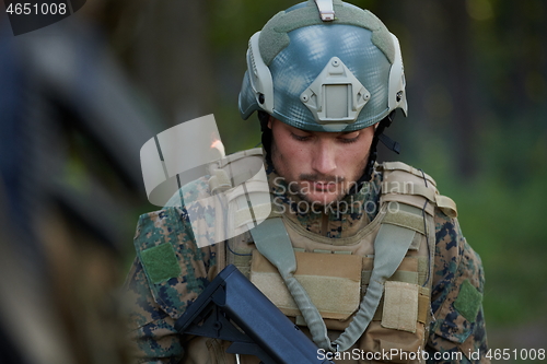 Image of soldier portrait