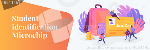 Image of Smartcards for schools web banner concept.