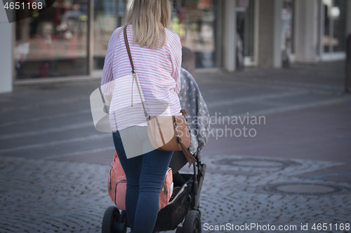 Image of Mother with Pram
