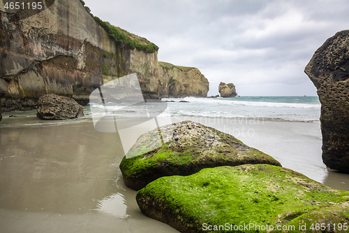 Image of Tunnel Beach New Zealand