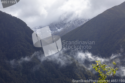 Image of mountain view in New Zealand