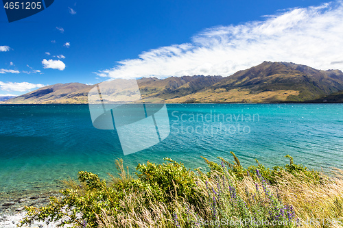 Image of lake Wanaka; New Zealand south island