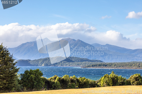 Image of scenery at Lake Te Anau, New Zealand