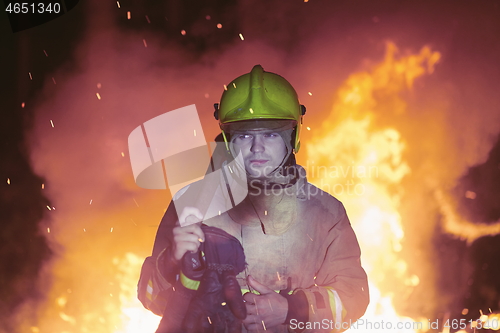 Image of firefighter portrait