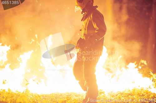 Image of firefighter portrait