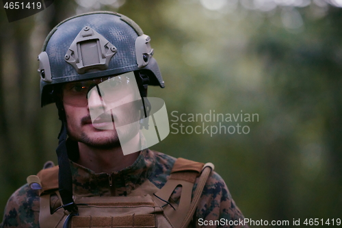 Image of soldier portrait