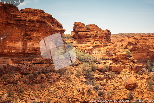 Image of Kings Canyon in center Australia