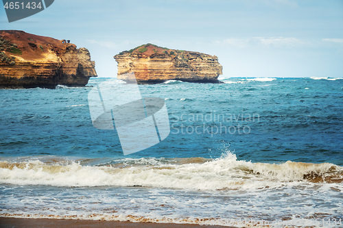 Image of rough coast at the Great Ocean Road Australia