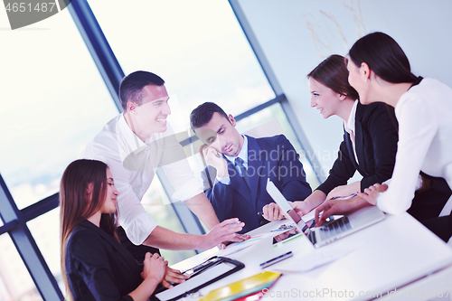 Image of business people in a meeting at office