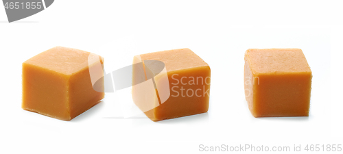 Image of various caramel candies