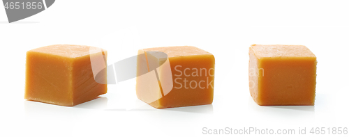 Image of various caramel candies