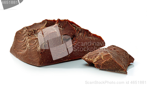 Image of dark chocolate pieces