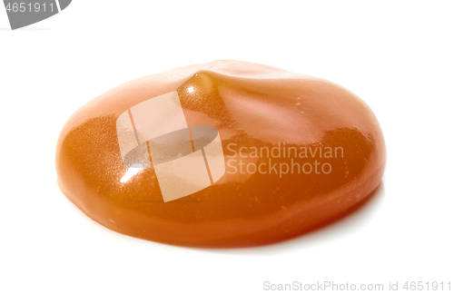 Image of melted caramel drop