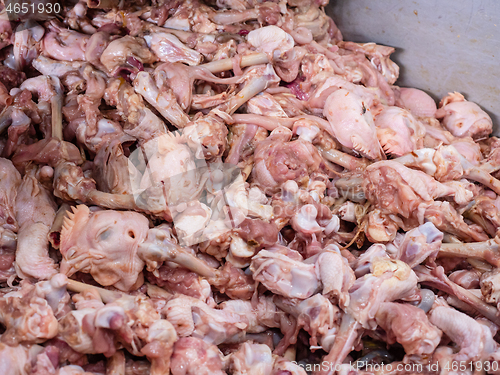 Image of Chicken dressing plant waste