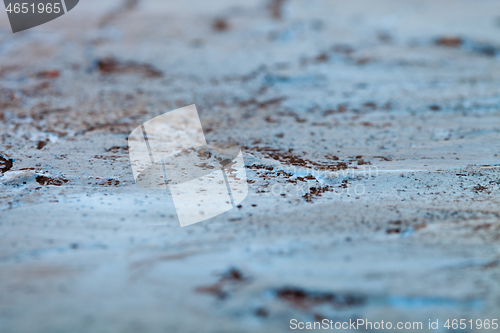 Image of Texture of the concrete wall. Blue and black colors.