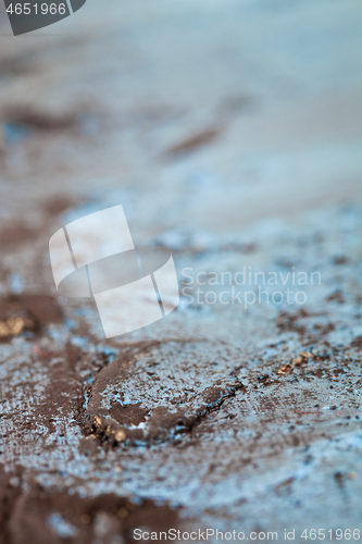 Image of Texture of the concrete wall. Blue and black colors. 