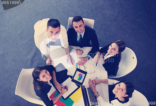 Image of business people in a meeting at office