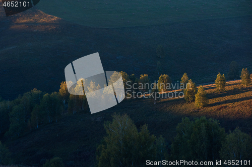 Image of Beauty sunrise in the mountains