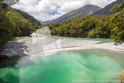 Image of Haast River Landsborough Valley New Zealand