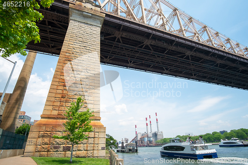 Image of Queensboro Bridge and the Ravenswood power plant