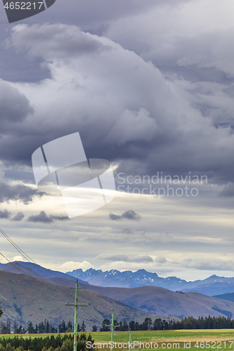 Image of Landscape scenery in south New Zealand