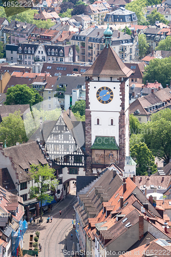 Image of Schwabentor in Freiburg Germany