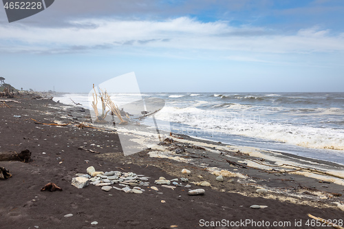 Image of jade beach Hokitika, New Zealand