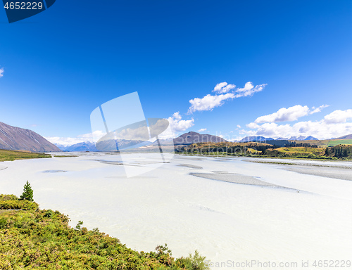 Image of beautiful landscape in the south part of New Zealand