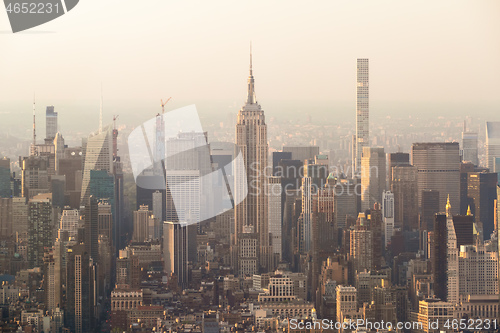 Image of Manhattan New York with Empire State Building