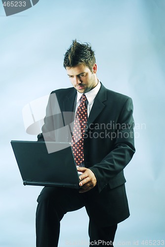 Image of Man with a notebook