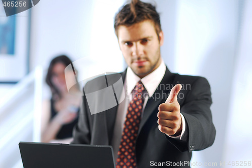 Image of In an office