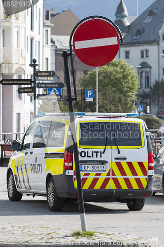 Image of Norwegian Police Car