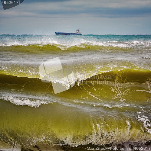 Image of Waves on Black Sea