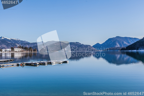 Image of  Walchensee in winter