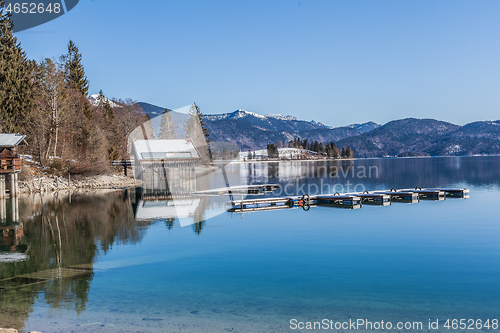 Image of  Walchensee in winter