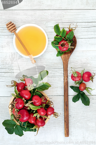 Image of Rosehip and Honey Herbal Remedy