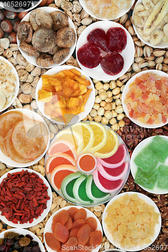 Image of Dried Nut and Fruit Selection High in Antioxidants