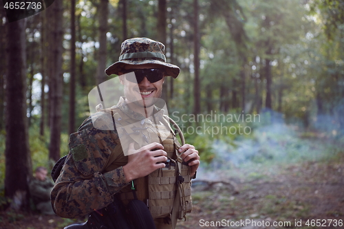 Image of soldier portrait