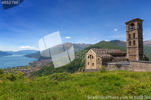 Image of Old church near Como lake in Italy