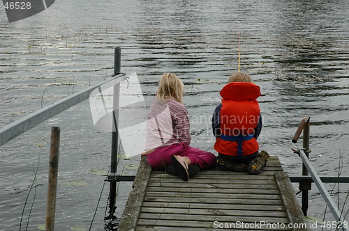 Image of Fishing kids