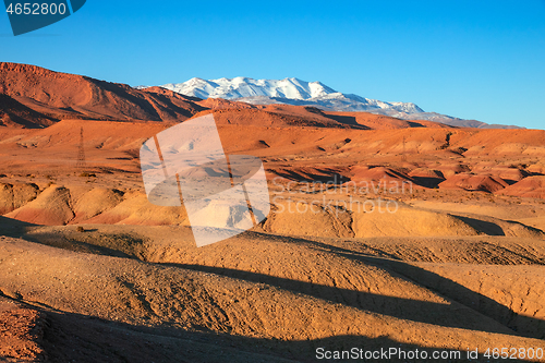 Image of Landscape in Atlas Mountains Morocco