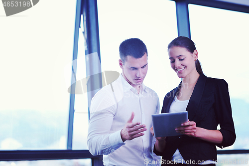 Image of business people group in a meeting at office