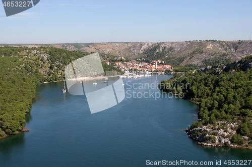 Image of National Park Krka, river Krka, Skradin, Croatia