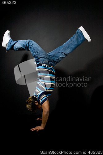 Image of Hispanic man dancing