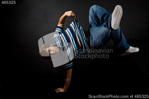 Image of Hispanic man dancing