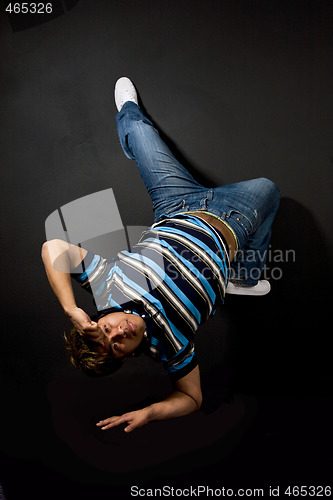Image of Hispanic man dancing