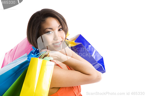 Image of Shopping black woman