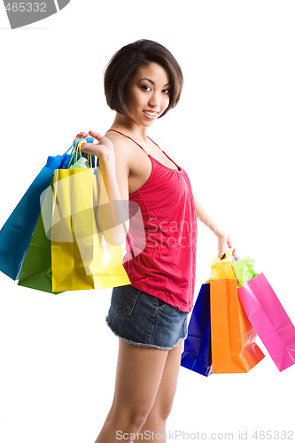 Image of Shopping black woman