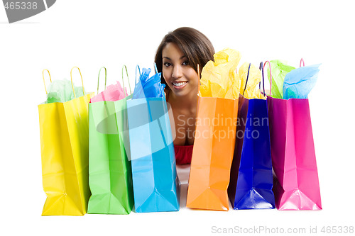 Image of Shopping black woman