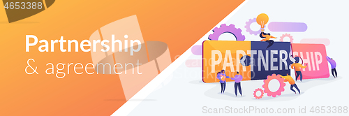 Image of Partnership concept banner header